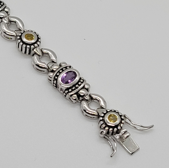 NWOT Sterling Silver vintage ornately designed bracelet - Picture 4 of 5